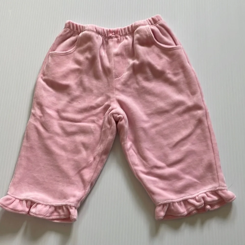 The Children’s place 3 piece set.  Pink Pants, Jacket & bib.  Size 6-9 months